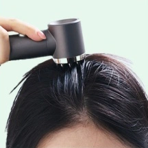 Hair growth device usage steps 4